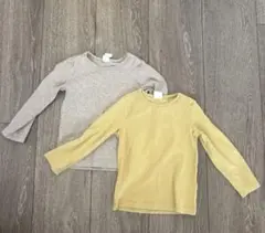 H&M ロンT 長袖　80 2枚セット