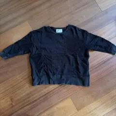 キッズ　アンティカトイ　黒のスウェット