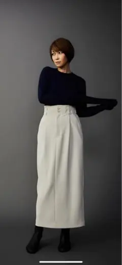 辺見えみりさんコラボ Liesse リエス ロングタイトスカート