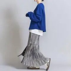 チンツ ランダムプリーツ スカート