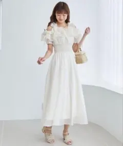 マジェスティックレゴン ミルフィーユフリルコルセットワンピ