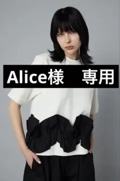 HeRIN.CYE Attachment hem tops ホワイトのサムネイル