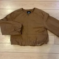 ZARA kids★ 140cm ジャンパー　茶系　ブルゾンのサムネイル