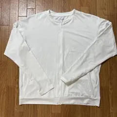 ホワイト ラッシュガード　XL