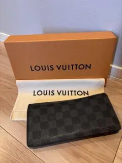 Louis Vuitton ポルトフォイユブラザ 二つ折り財布 ダミエ ブラック