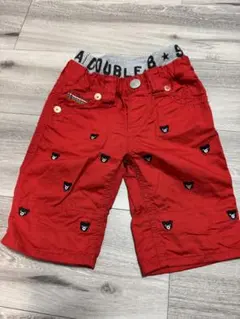 ダブルビー パンツ 90 赤
