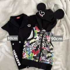 BABY DOLL パーカー（90cm）&ロンパース（80cm）