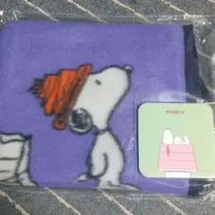 スヌーピー ブランケットとコースター