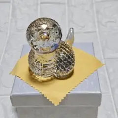 ガラス 置物 ヘビ 縁起物 招福 開運(へび)縁起物 飾り蛇 巳年