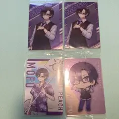 新品未使用　カラフルピーチ　もふくん　4枚セット