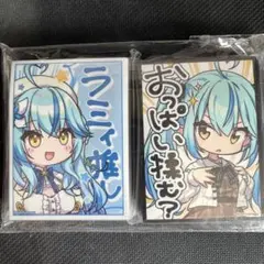 α1 ホロライブ 汗&ぺこ？へぇ&だいふく 雪花ラミィ スリーブ&プレイマット α1 ホロライブ 汗&ぺこ？へぇ&だいふく 雪花ラミィ スリーブ&プレイ