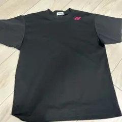 YONEX ヨネックス ドライTシャツ 半袖 ブラック×ピンク Sサイズ