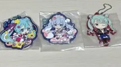 初音ミク　ラバーキーホルダー
