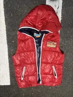 Pipeline フード付きダウンベスト X-LARGE レッド 即決可能‼️