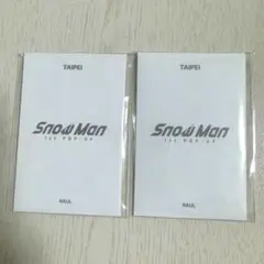 Snow Man Pop Up 台北 ラウール フォトカードC