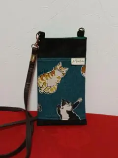 スマホショルダー（トラ猫）