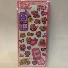 平成はっぴーフォン　ステッカー　キティ日焼け