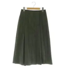 【美品】3.1philip lim フィリップリム　プリーツスカート カーキのサムネイル