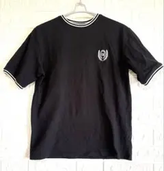 【apres jour mignon】胸刺繍 リンガー Tシャツ 黒 フリーのサムネイル