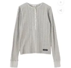 SEA HENLEY NECK L/S TEE rie 完売 グレー ロンT - メルカリ