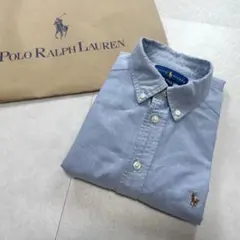 RALPH LAUREN BDオックスフォードシャツ ライトブルー M10-12のサムネイル