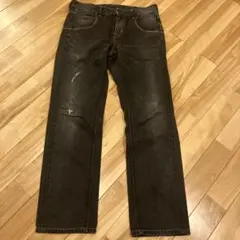 Lee リー　ブラック　ストレート　レッグ　デニム　W30