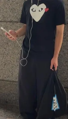 希少サイズ PLAY COMME DES GARÇONS ポルカドット ロンT - メルカリ