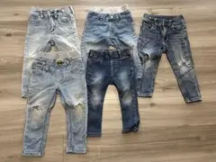 大人気‼︎ 男の子デニムボトムス（90センチ）5点セット