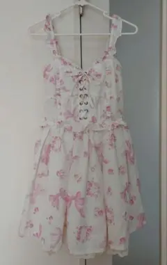 ジーザスディアマンテ ✫ オーナメントリボン柄 ミニー ワンピース 姫