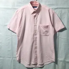 WEATHERCOCK ダイヤ柄 ワイシャツ カッターシャツ クールビズ ピンク