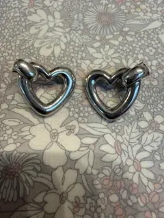 フィリップオーディベール ハート ピアス シルバー