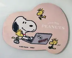 PEANUTS スヌーピー マウスパッド ピンク