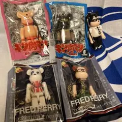 C.C.レモン　リプトン　フレッドペリー　キン肉マン　ベアブリック 5体セット