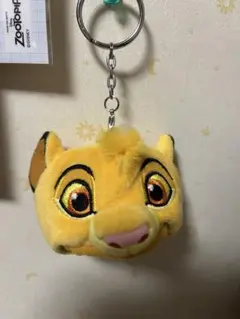 ディズニー ライオンキング シンバ ファンキャップキーホルダー