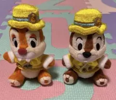 チップとデール ぬいぐるみバッジ 2016年 15周年 東京ディズニーリゾート