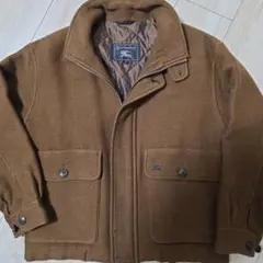 80s Burberry short wool Harrington jkt