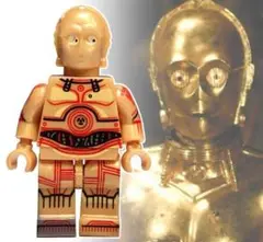 「C-3PO/スター・ウォーズ　レゴ風 互換/カスタム　ミニフィグ」jo-db