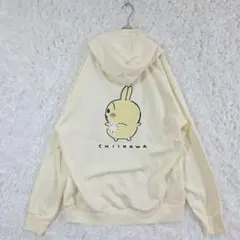美品★ちいかわ　パーカー　刺繍　うさぎ　3L 大きいサイズ　ゆるだぼ　プリント