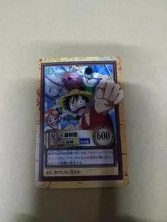 ワンピースカードダス　非売品　C-E1 ルフィ大海賊　三人の大海賊 ワンピース カードダス 非売品 C-E1 ルフィ海賊団 三人の大海賊 - メルカリ