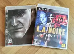 【PS3】メタルギアソリッド4・L.A.ノワール 2点セット