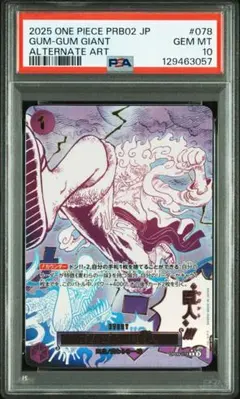 2025年最新】ワンピースカード ニカ psa10の人気アイテム - メルカリ