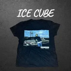 ICE CUBE アイスキューブ フォトプリントTシャツ HIPHOP ブラック
