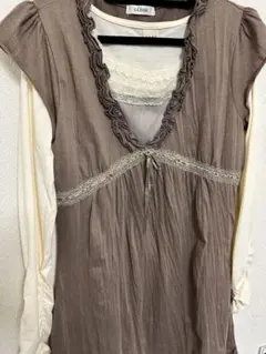 axes femme 森ガール コケット 姫カジ チュニック ワンピース