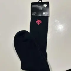 DESCENTE 黒 ソックス 20〜23cm