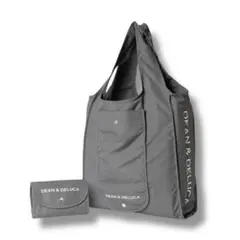DEAN & DELUCA バッグ　グレー　ディーン&デルーカ エコバッグ