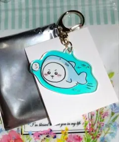 ちいかわ 水族館 オーロラアクリルキーホルダーコレクション ちいかわサメ