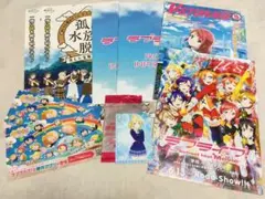 ラブライブ 《μ's Aqours 虹ヶ咲学園》 フライヤー 他 9点セット