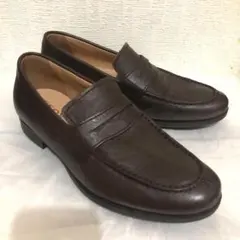 GEOX RESPIRA 新品未使用　コインローファー 茶　39 26cm