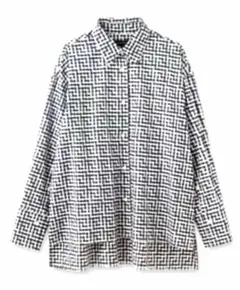 新品　大きいサイズ　untitled ブラウス　チェック柄