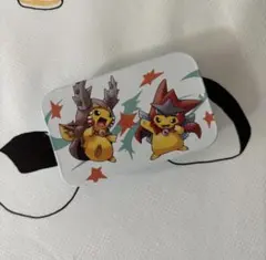 ポケモン プチ缶 メガポンチョを着たピカチュウ メガカイロス